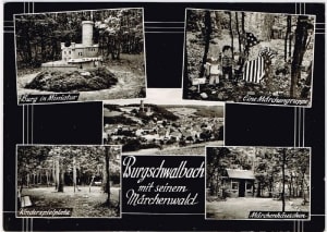 Alte Postkarte aus Burgschwalbach